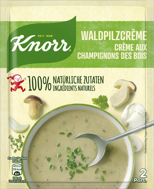Produktbild Knorr Waldpilzcrème