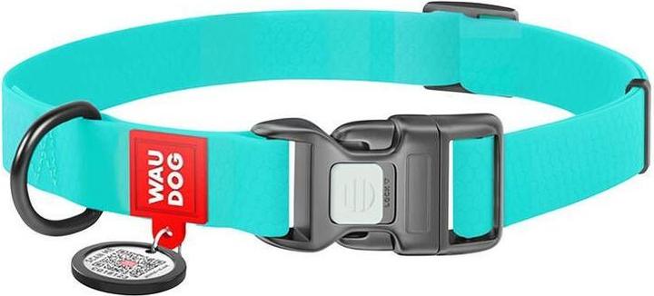 Immagine prodotto Waudog Collare impermeabile incandescente per cani con passaporto QR 40 mm di larghezza, 46-70 cm (40, Cane, Generale)