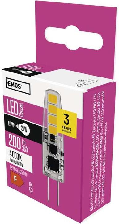 Produktbild Emos Classic (G4, 1.90 W, 200 lm, 1 x, F)