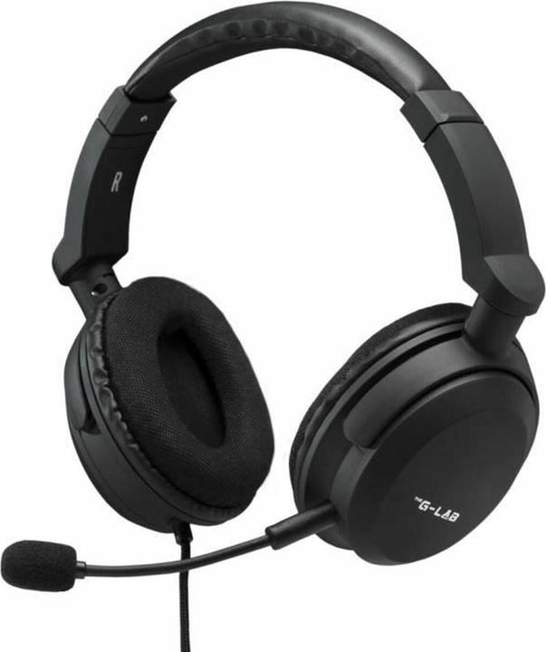 The G-Lab Casque Gamer filaire Korp Carbon (Noir) (Kabelgebunden)