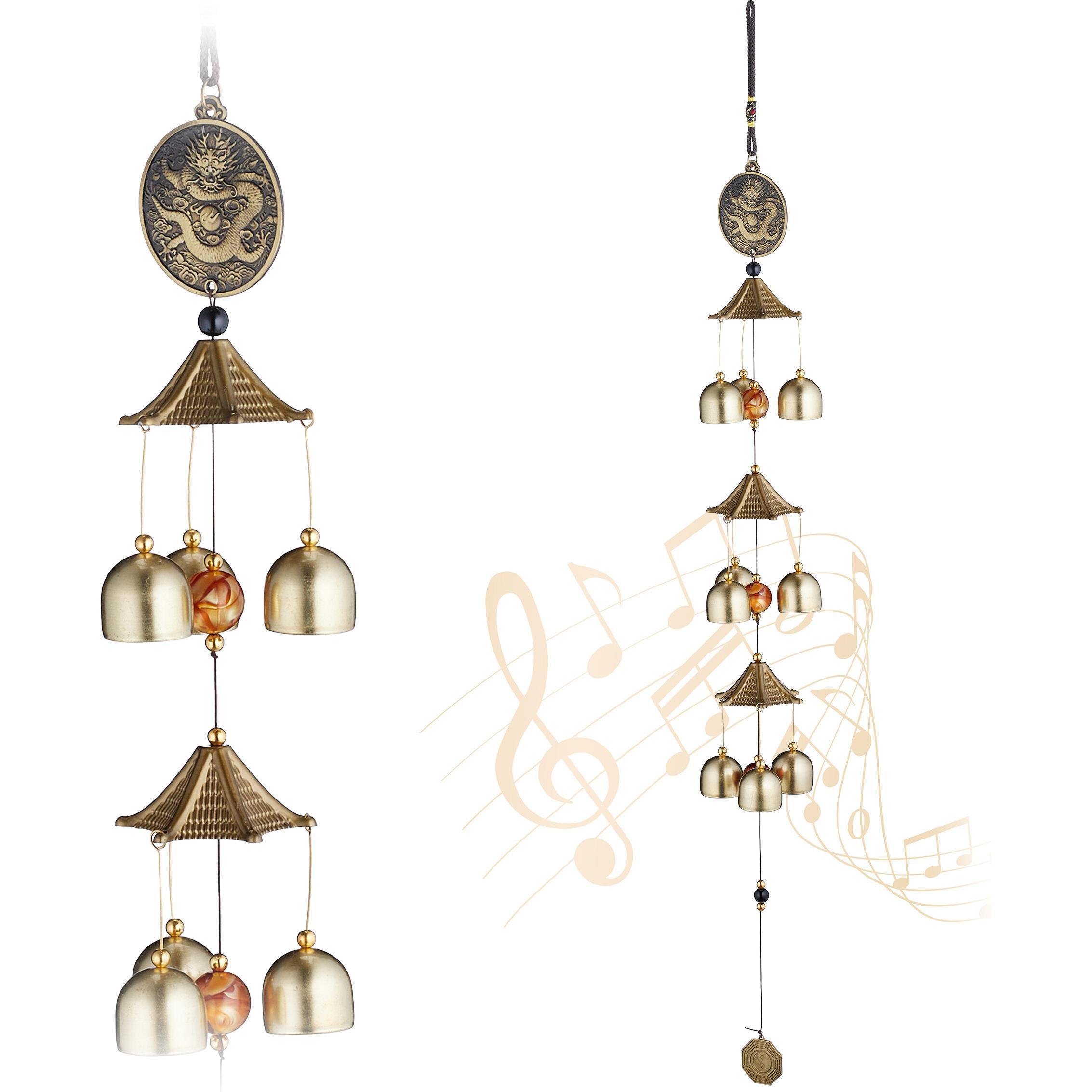 Relaxdays, Aussendekoration, 2x Windspiel