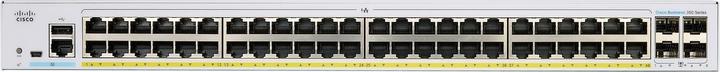Image du produit Cisco PoE+ Switch CBS350-48FP-4X-EU 52 Port (48 ports)