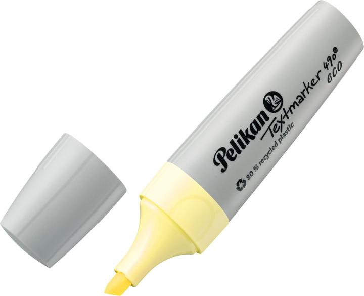 Actual product image Pelikan Highlighter 490 eco in FS pastel yellow (1x)
