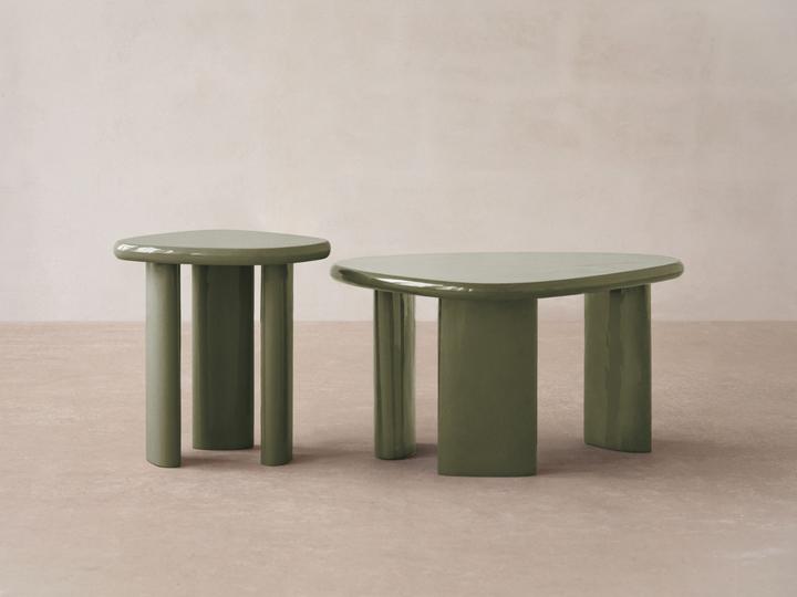 Image du produit Micadoni Table Basse, "Lawrence", Vert, 71x56x40