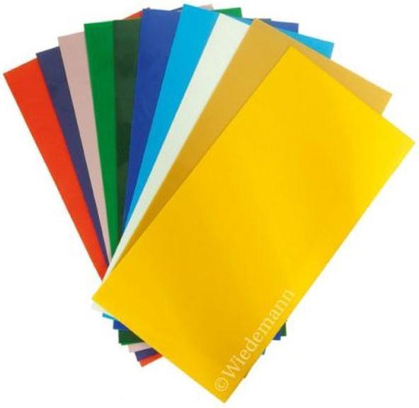 Wiedemann Plaques de cire Arc-en-ciel 10 feuilles multicolores (10 x)