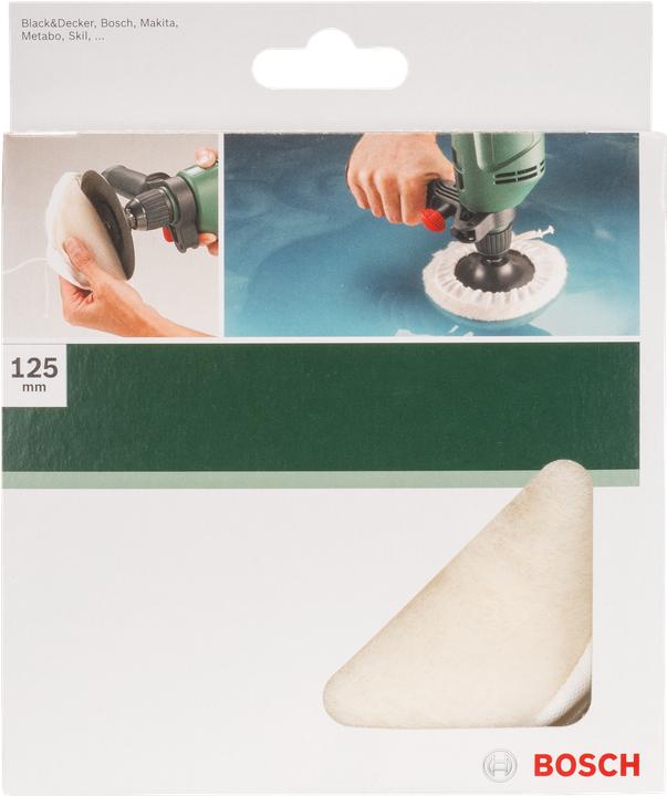 Produktbild Bosch Zubehör Lammwollhaube für Bohrmaschine, gespannt
