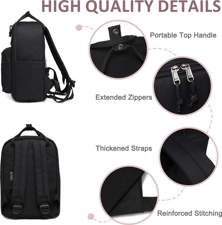 Produktbild Only-Bags.Store Schulrucksack für Teenager, leichter und wasserdichter Schulrucksack, multifunktionaler (8.90 l)