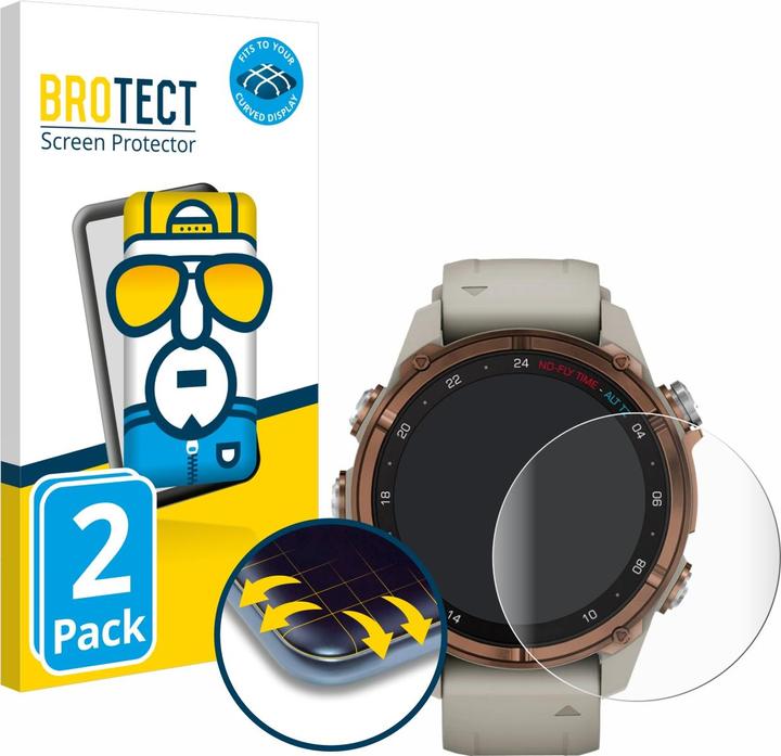 Productafbeelding BROTECT Volledig bedekkende screen protector (Afdaling Mk3 (43 mm))