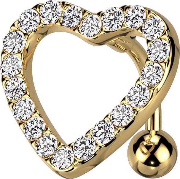 Produktbild Star Piercing Micro Kugel Supernova High Polished (Messing, Chirurgenstahl 316L)