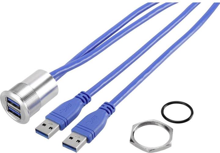 Actual product image Tru Components USB A built-in socket 3.0