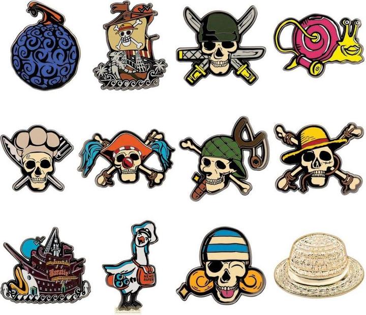 Image du produit Fanattik One Piece Pin's Display Mystery Pin Badge (12)
