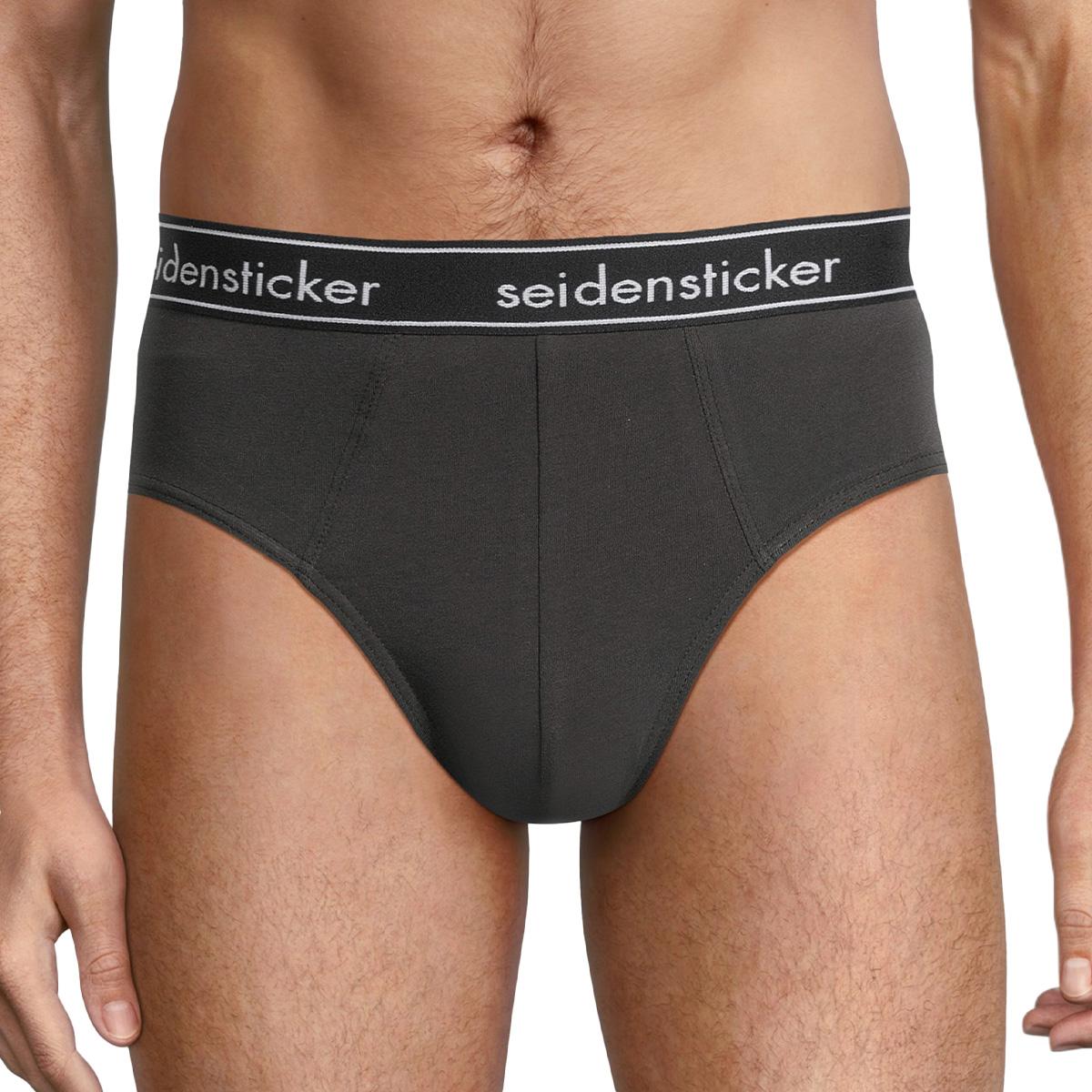 Thumbnail - Seidensticker, Herren, Unterhosen, 3er Pack Cotton Flex Mini Slip / Unterhose, Schwarz, (XL, 3er Pack)