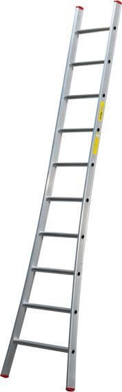 Actual product image Little Jumbo 1250200114 SuperPro Anlegeleiter mit geschwungenen Bögen 14 Trittstufen (Single ladder, 280 cm)