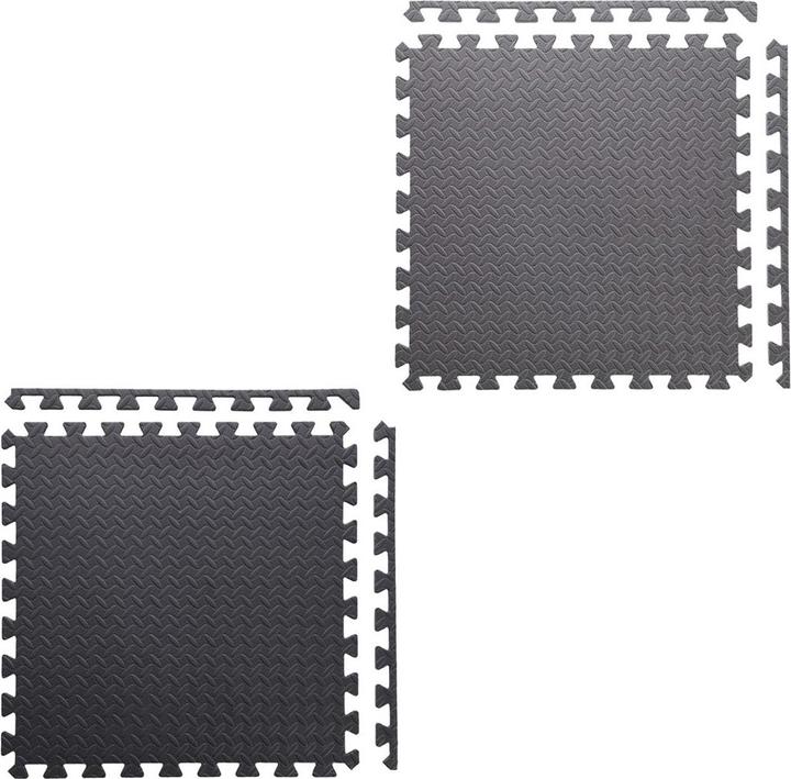 Actual product image HMS Sports Equipment Puzzle Mat dark grey 9 pieces MP12