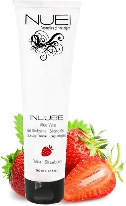 Image du produit Nuei INLUBE Gel glissant à base d'eau à la fraise (100 ml)
