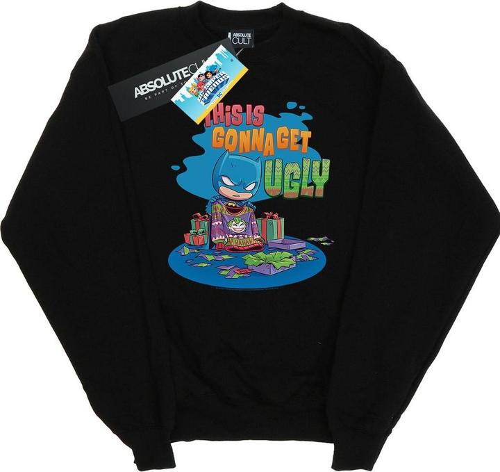 Produktbild Super Friends Batman Joker Christmas Jumper Sweatshirt (L)