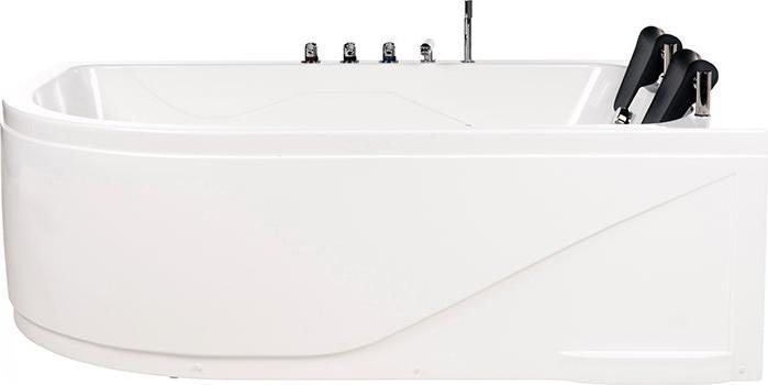 Actual product image Home Deluxe Whirlpool bath 2 persons DOLPHIN (left) - 180x120x65cm (120 cm, 180 cm)
