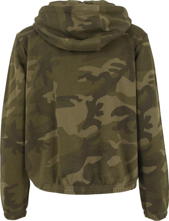Image du produit Urban Classics Ladies Camo Cropped Hoody (XS)