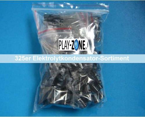 Actual product image Play-Zone 325 electrolytic capacitor assortment