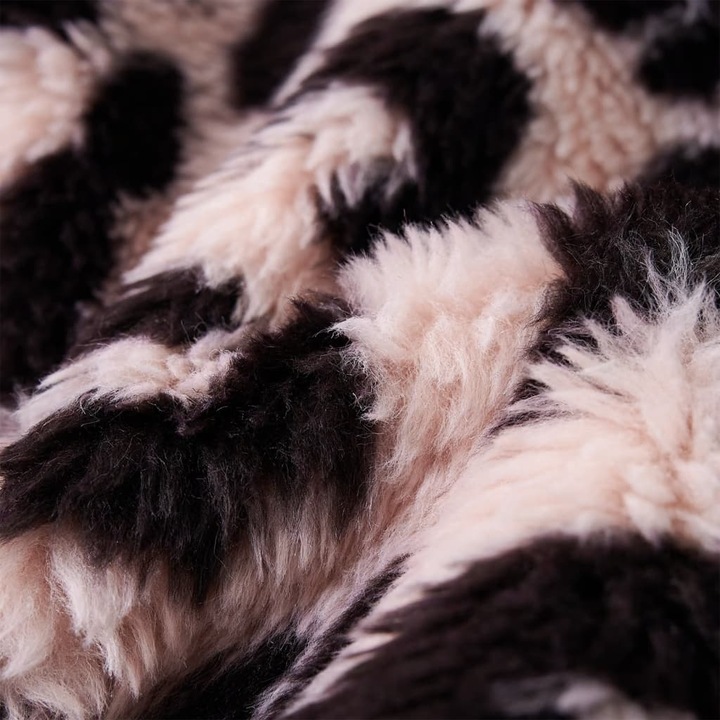 Actual product image VidaXL Children's coat faux fur light pink 128,outer material (128)