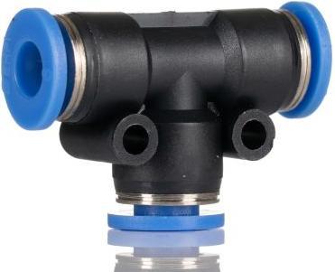 Actual product image RS PRO Equal Tee Fiting, 6 mm (T-connection)