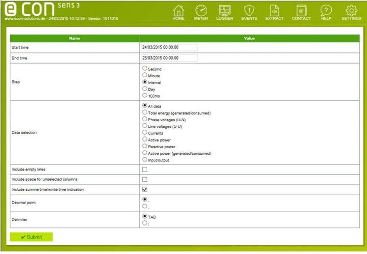 Immagine prodotto Contatore trifase con collegamento al trasformatore sol