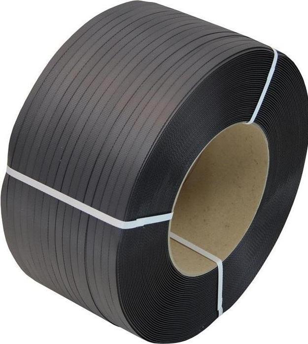 Produktbild Transpak Umreifungsband Bandbreite12xStärke0,73mm Länge 2200m PP schwarz Kerndurchmesser 200mm