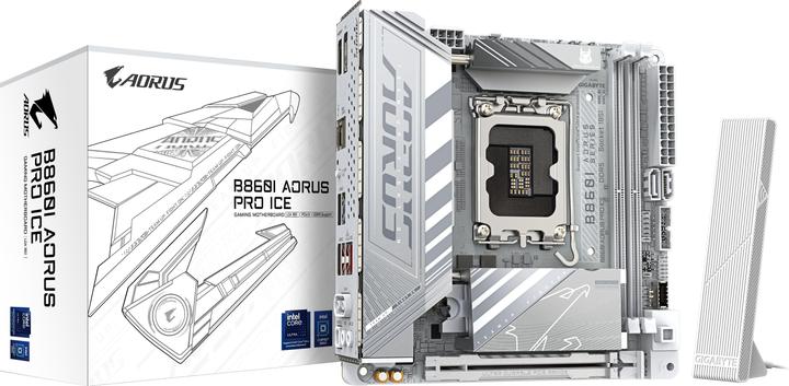 Produktbild Gigabyte B860I AORUS PRO ICE (LGA 1851, Intel B860, Mini-ITX)