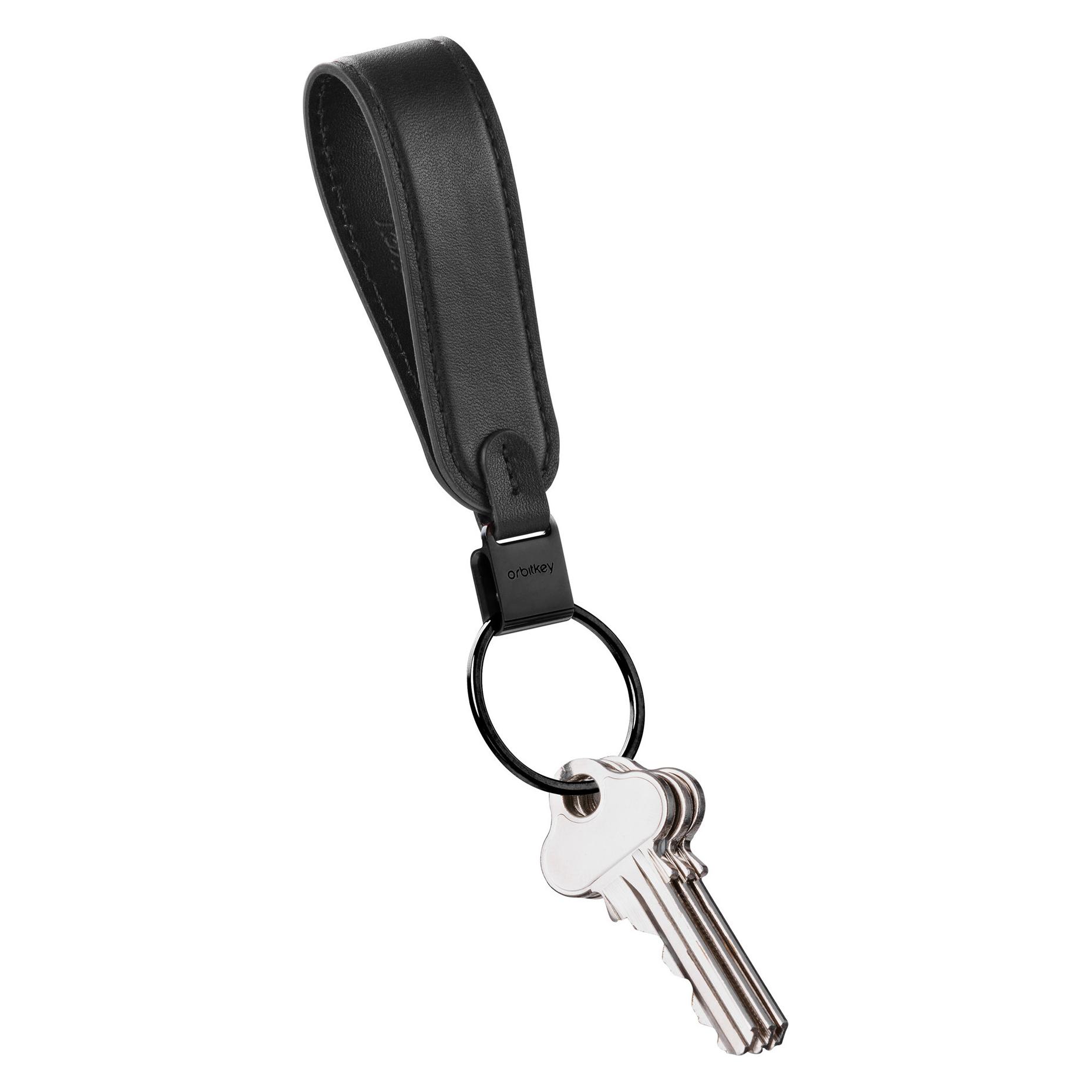 Orbitkey, Mannen, Sleutelhanger, Lus Sleutelhanger, Zwart, Zwart