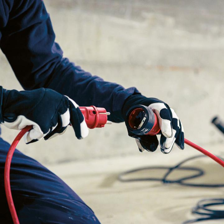 Actual product image Brennenstuhl Professional outdoor extension cable 25m IP44 red H07BQ-F 3G2.5 (25 m)