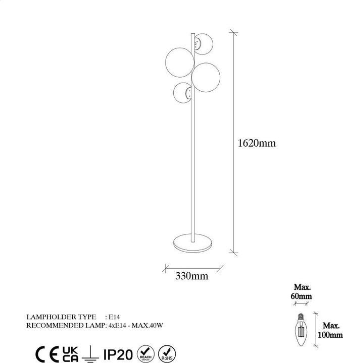 Produktbild Hanah Home Jameson (E27)