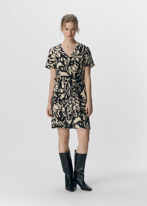Produktbild Object V-Ausschnitt Minikleid (44)