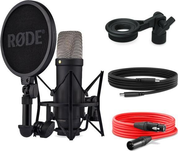 Actual product image RØDE NT1 5th Generation Microphone Black with Holder