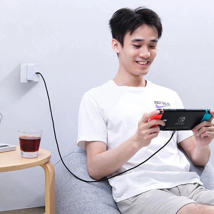 Actual product image Ugreen US316 Type C to Type C Cable, 100W, 3m (black) (3 m, USB 2.0, 100 W)