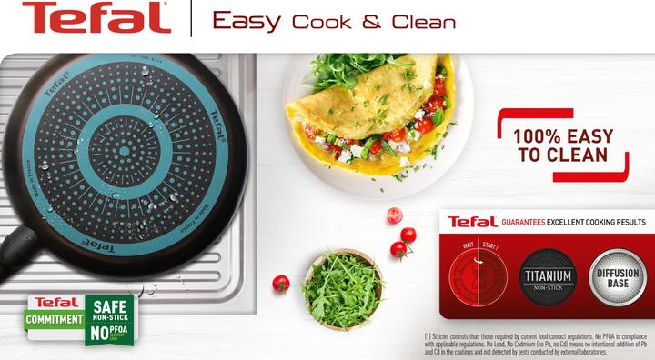 Image du produit Tefal Poêle à wok Easy Cook & Clean 28 cm (28 cm, Wok, Aluminium)
