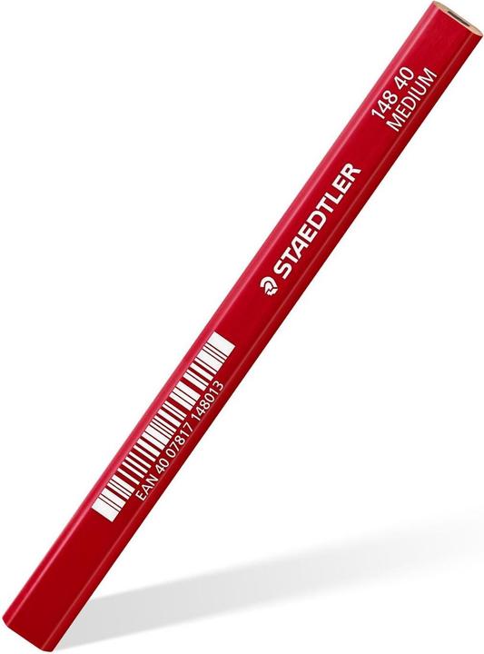 Actual product image Staedtler 148 40 Carpenter's pencil, single product, medium (2 mm, HB, 1 x)