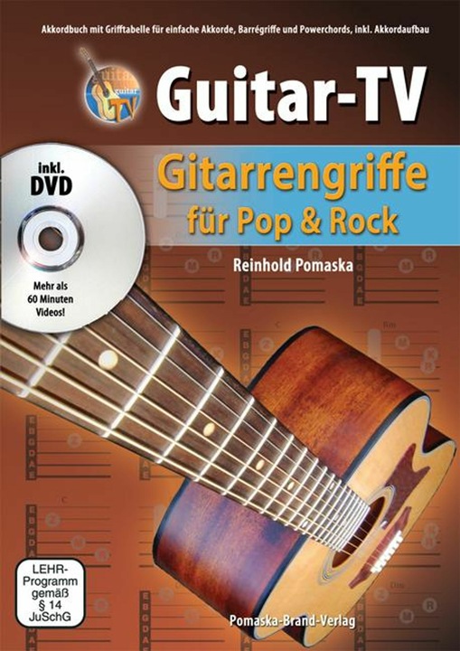 Produktbild Guitar-TV: Gitarrengriffe für Pop & Rock (Deutsch, Reinhold Pomaska, 2009)
