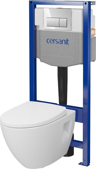Cersanit WC SET S701-774 WITH FRAME +CHROME BUTTON