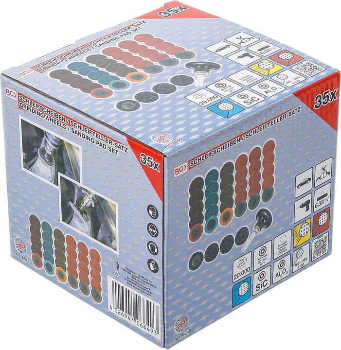 Produktbild BGS Schleifscheiben (60, 80, 100, Mittel, Fein, Grob)