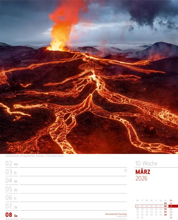 Immagine prodotto Island - Die Insel aus Feuer und Eis - Wochenplaner Kalender 2026 (25 x 33 cm)