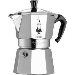 Bialetti Moka Express 1 Aluminium, Espresso pot, Zilver