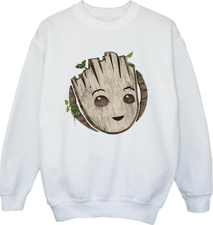 Produktbild I Am Groot Wooden Head Sweatshirt Jungen (128)