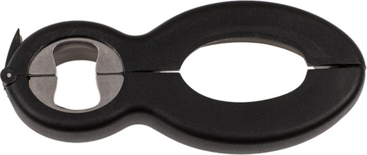 Magni Universal opener 6 in 1 black/white (Plastic lidded bottle opener)