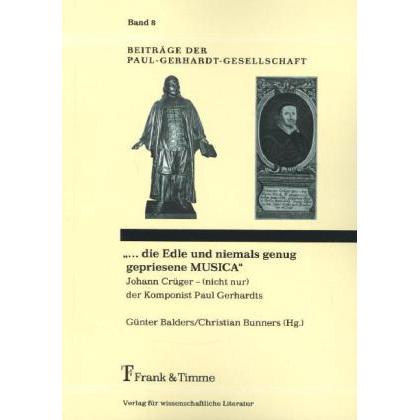 '... die Edle und niemals genug gepriesene MUSICA', Fachbücher von Günter Balders, Christian Bunners