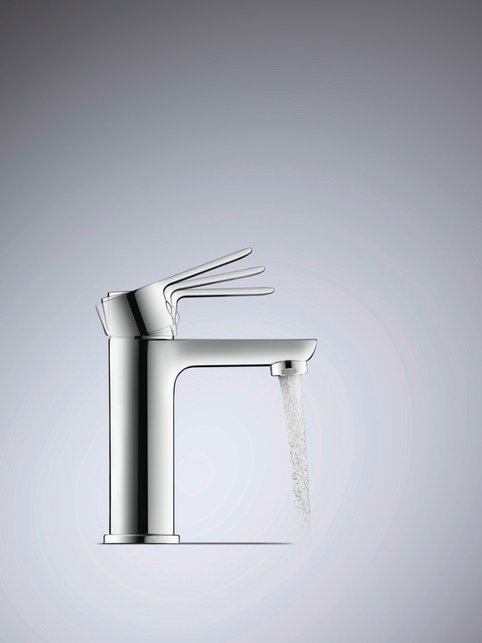 Actual product image Duravit Single lever basin mixer A.1 S without pop-up waste chrome