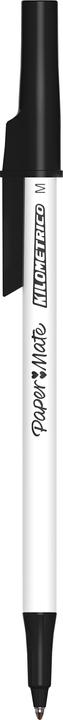 Immagine prodotto Paper Mate Biros Kilometrico Reycled M nero confezione da 50 pezzi (Nero, 50 x)