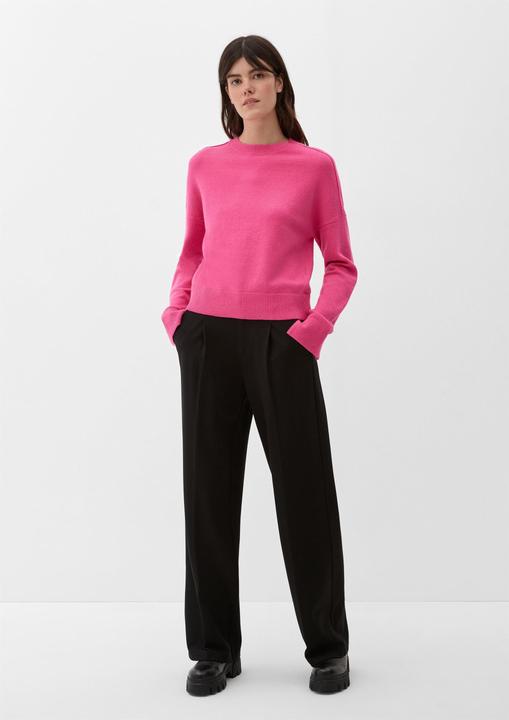 Image du produit s.Oliver Strickpullover Pullover mit geschlitztem Ärmelsaum (44)