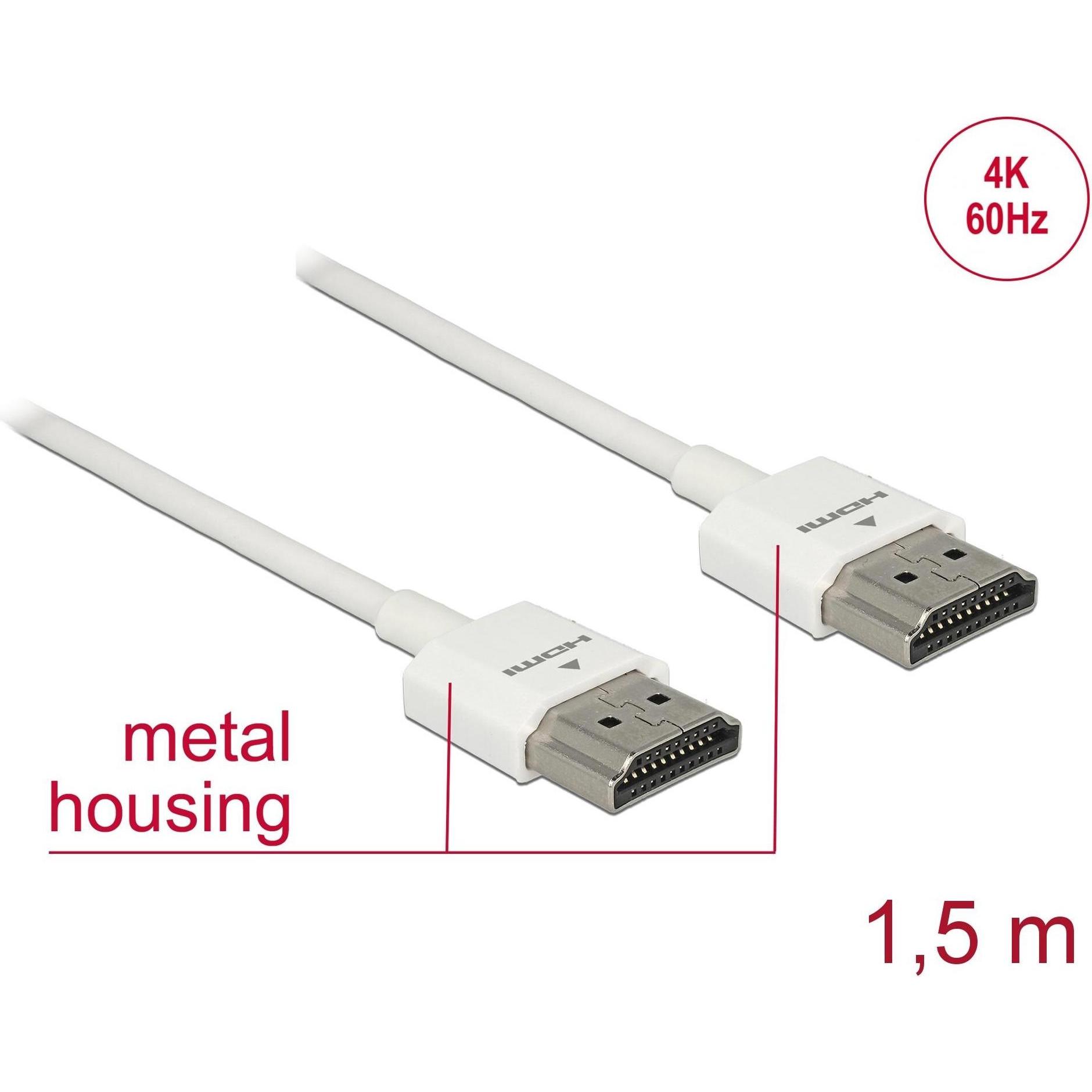 Thumbnail - Delock HDMI (Typ A) — HDMI (Typ A) (1.50 m, HDMI), Video Kabel