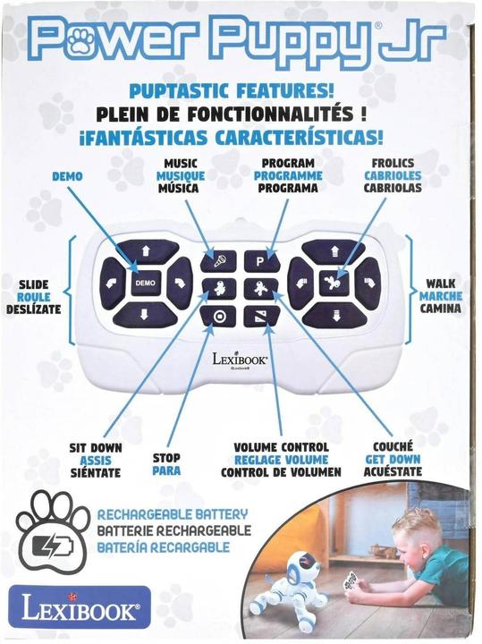 Immagine prodotto Lexibook Power Puppy Jr. - Il mio cucciolo robotico intelligente (PUP01)