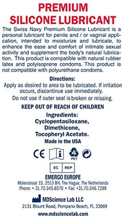 Produktbild Swiss Navy Silicone Lube (120 ml)